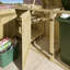 Wooden Double Bin Store