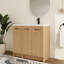 Meuble-lavabo autoportant 36 po avec lavabo en résine et tablette réglable 36 po, 3 portes à fermeture en douceur-133402579