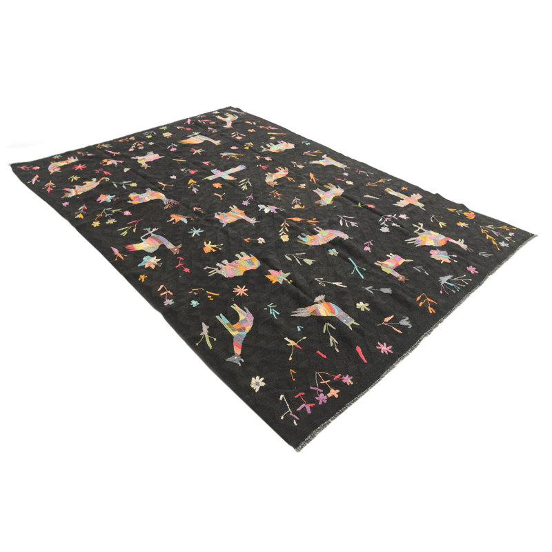 Tapis brun foncé 6x9 Puleo