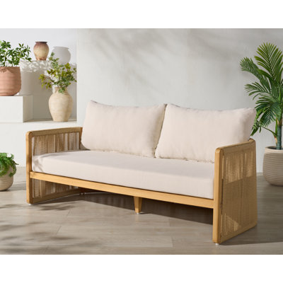Gale Teak & Hyacinth Pat Sofa