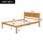 Queen Platform Bed With Headboard In , Wood Slat Base Support, No Box Spring Needed Bedroom Frame For Queen, & Tough-348137662-348137659