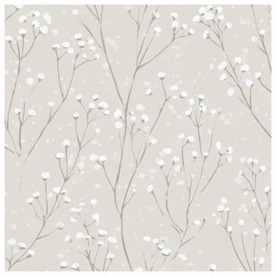Couvre-lit matelassé blanc Baby's Breath