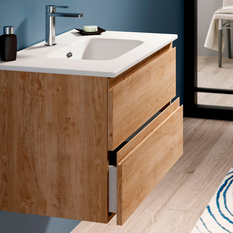 Base de meuble-lavabo simple 32 po Pasadena, Chêne