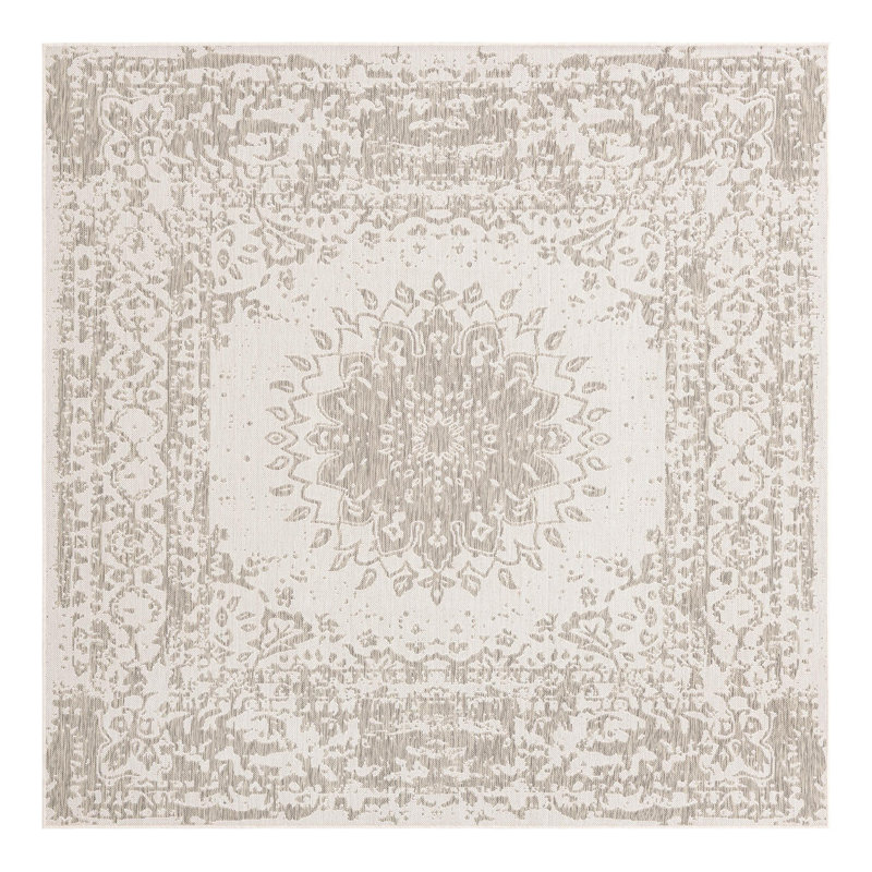 Tapis laminé orné, Carré 7 pi 10 po