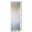Miroir mural moderne argent moderne, 15,7 po x 47,2 po | 100% panneau de fibres à densité moyenne, réglable horizontalement et verticalement | Conception élégante, parfaite pour la décoration intérieure, le vestibule ou la salle de bain | Montage mural facile, assemblé et prêt à l'emploi-1847265793