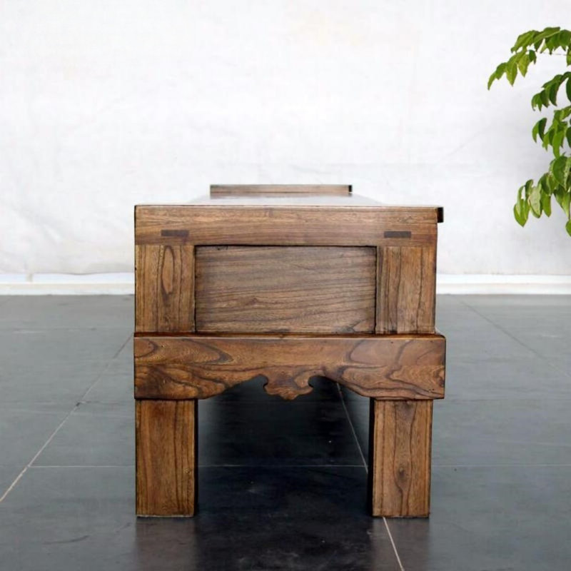 Retro Solid Wood TV Cabinet
