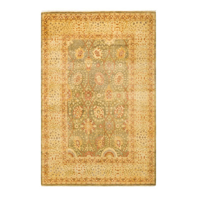 Classic One-of-a-Kind 6' 3" x 9' 6" Hand Knotted Area Rug