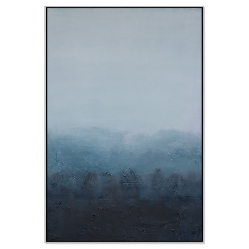 Elemental I Print by S.H. Khan, Silver Floater, 41.5'' W x 61.5'' H
