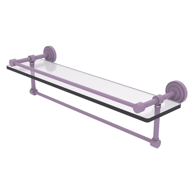 Tablette flottante avec barre à serviettes Dottingham, Lavande