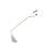 Modern 1 Light Black Aluminum Marble Base Floor Lamp