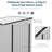 Outsunny 6' Metal Outdoor Storage Shed-114766846