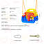 3-in-1 Toddler Swing Seat Baby Swing Seat with Adjustable Ropes Snap