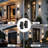 2-Pack Modern Outdoor Wall Lantern, LED Square Up Down Outdoor Wall Light, Aluminum Outdoor Armed Sconce-1517111585