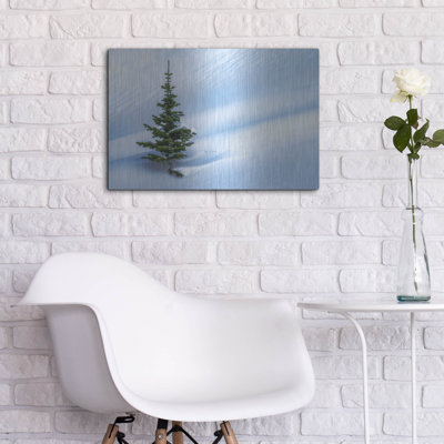 Mur en métal «Lone Spruce» par Rick Berk