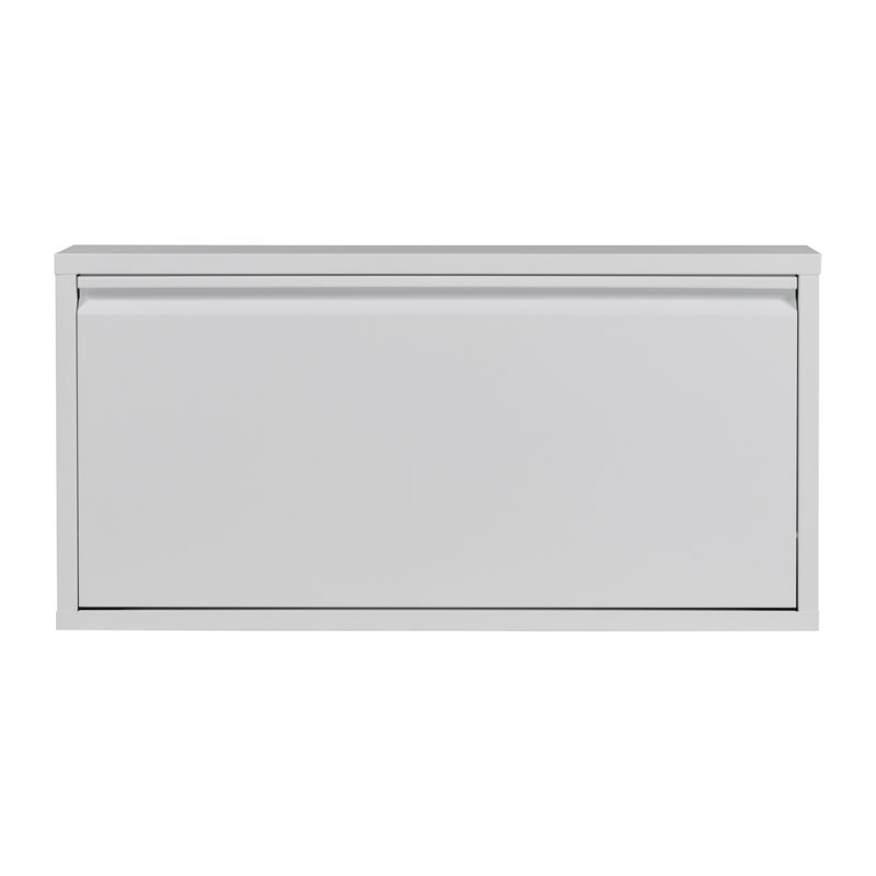 Billy 3 Pair Flip Down Shoe Storage, White