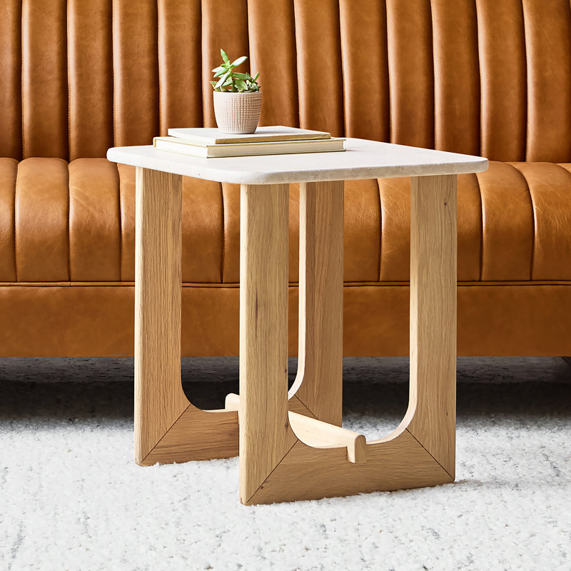 Portico Square End Table, Classic Walnut