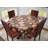 Canora Grey Deluxe Elastic Edged Flannel Backed Vinyl Fitted Table Cover - Medallion Pattern - Small Round - Fits Tables Up To 40" - 44" Diameter-1029730292