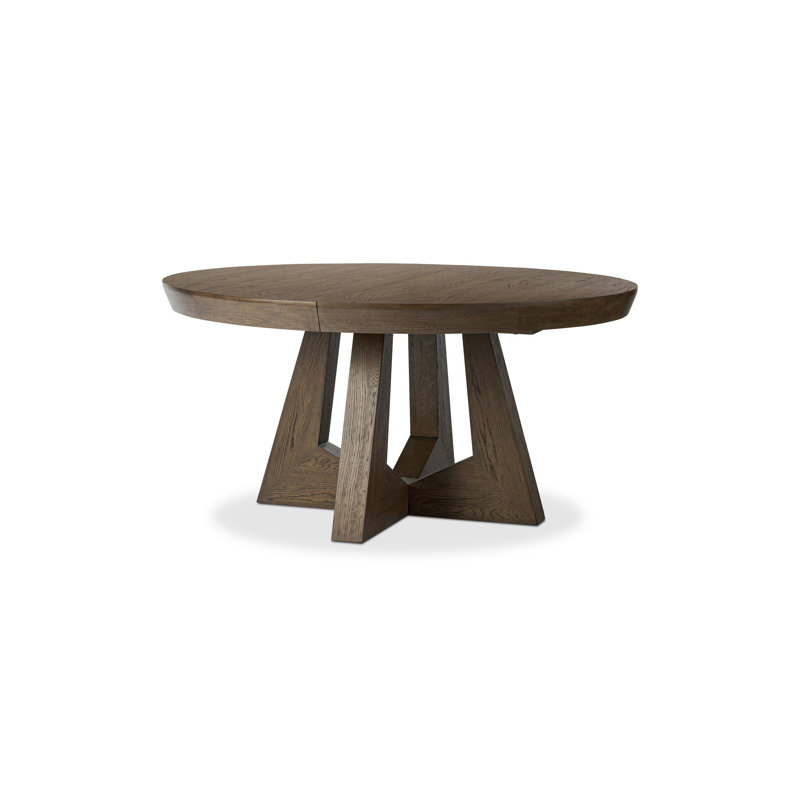 Olaf Round Extension Dining Table-Fawn Oak Veneer
