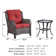 Schutt Wicker 2 - Person Patio Conversation Sets with Cushions