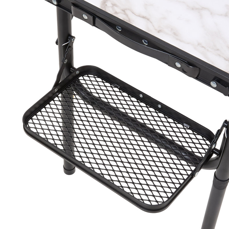62cm Rectangular Adjustable Folding Table