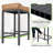 Triplehorn Backless Bar and Counter Stools Upholstered Seat for Comfort, Perfect for Kitchen or Dining Areas-935776918-935776923