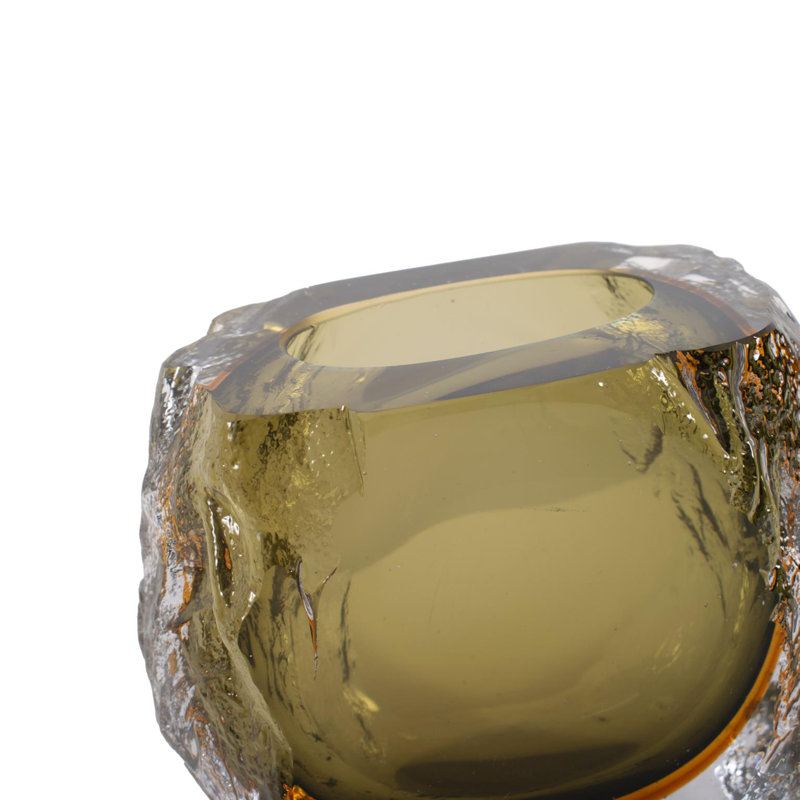 Vase Dusty Olive, H 3,0125 po x l 5,375 po x P 4,875 po