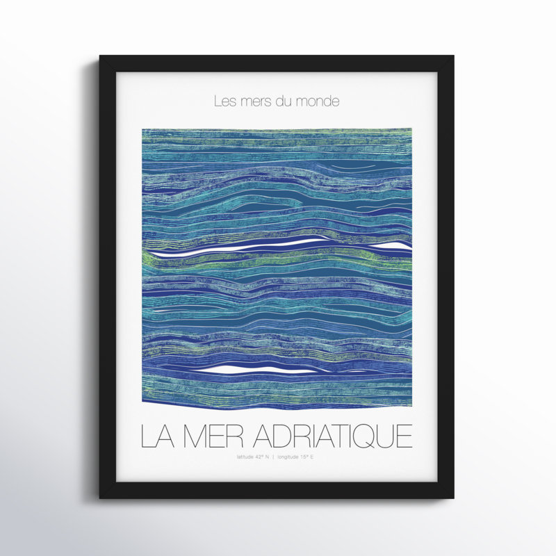 Adriaique by Jacques Pilon, 20" H x 16" W x 1.25" D