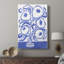 Fleurs bleues brossées II - galerie Cavas sur mesure-1983786166