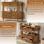 43" Vintage Console Table with 3 Drawers Multi functional Storage Hallway Entryway Table for Living Room