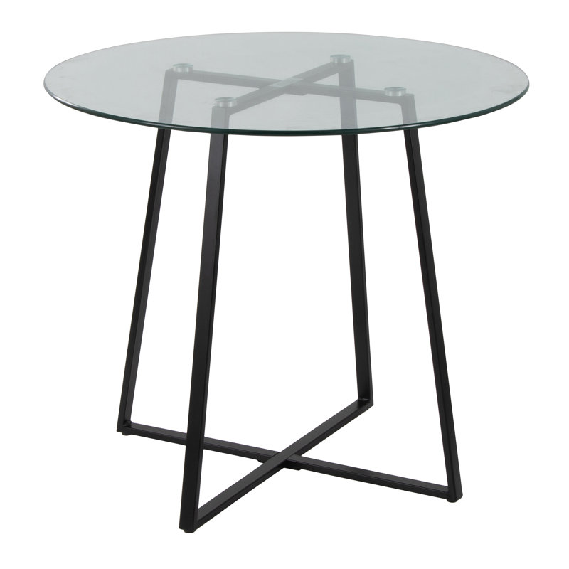 Table de salle à manger Denzer, Noir