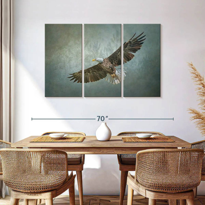 Brampt Majestic Flying Eagle, 36" H x 57" W