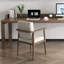 Bureau rectangulaire en bois massif noyer clair-1171814104