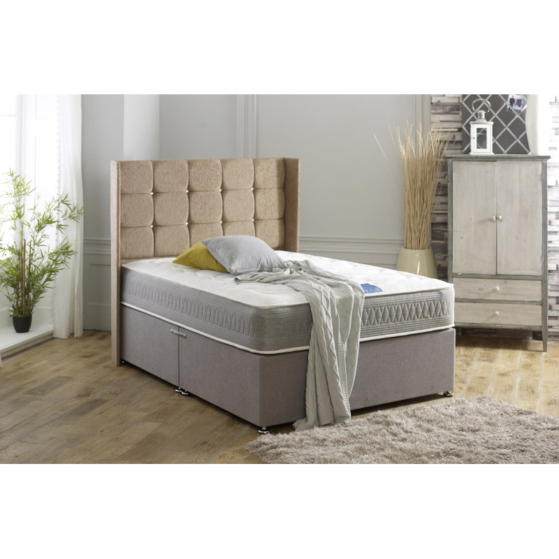 Teasley Symple Stuff Open Coil Mattress, 197 x 152 x 26 cm