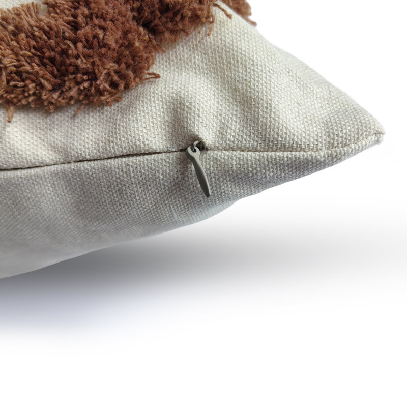 Housse de coussin géométrique 1 pièce