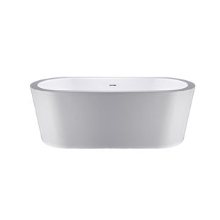 67'' x 31.5'' Freestanding Soaking Acrylic Bathtub