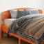Melahat Solid Wood Panel Headboard-171850711