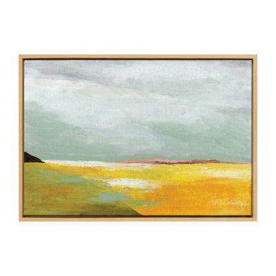 «Golden Root Lake» par Nikita Jariwala, reproduction d'art sur toile encadrée