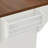 52" Fluted Kitchen Island With Drop Leaf