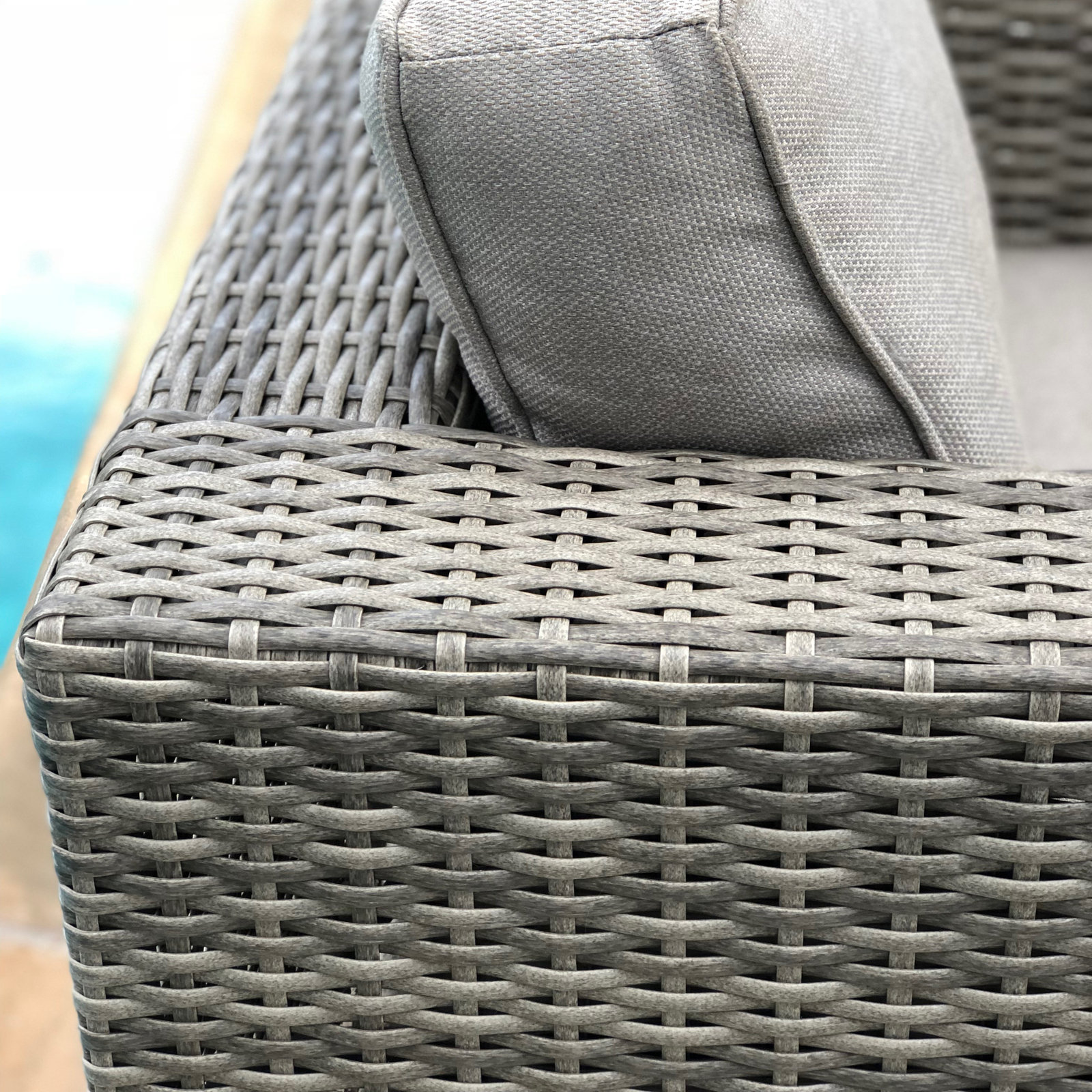 Estes 4-Person Sunbrella® Patio Seating Group, Olefin Gray Performance