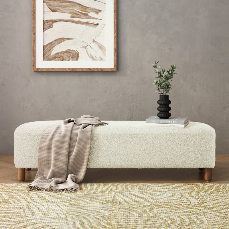 Repose-pieds 61 po, Blanc