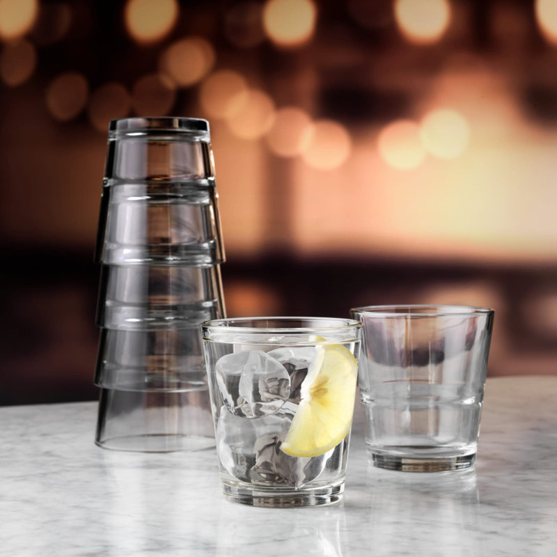 Restaurant Basics Libbey Stacking Double Old Fashioned Glasses, 9 oz.