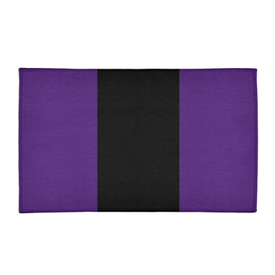 Tapis mauve/noir
