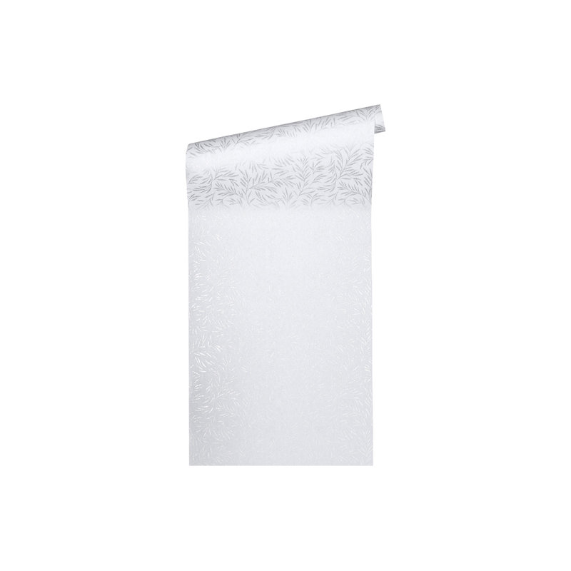 Bustos 10.05m x 53cm Matte Wallpaper Roll, Grey/White