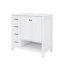 Meuble-lavabo 36 po avec portes doubles et deux tiroirs-490689892