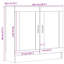 Avriel 2 -Door 1 -Shelf-359630309