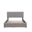 Grand lit plateforme tapissier avec rangement capitonné-1473459655