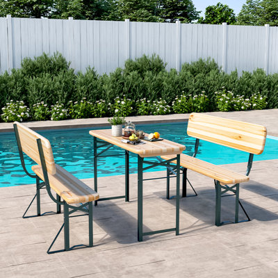 4 - Person Patio Dining Set with Rectangular Table