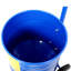 Ensemble de sablage à siphon de 22,7 kg (50 lb), 34,8 x 33 x 68,6 cm (13,7 x 13 x 27 pouces), acier, 1 ensemble, machine de sablage abrasive portable, bleue, avec tuyau de 3 m (9,8 pi), pistolet de sablage en aluminium moulé, pour le décapage de la peinture et l'élimination de la rouille superficielle.