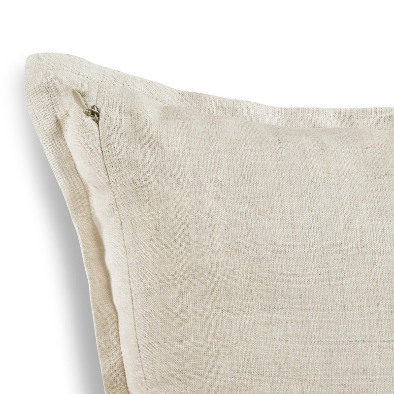 Santa Barbara - 100% Pure Linen Pillow Cover, Light Natural