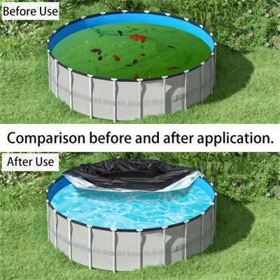 Couverture circulaire pour piscine hors-terre (y compris les pièces fixes)